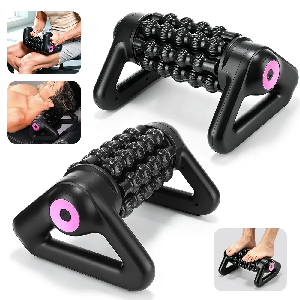 Vibrating Foam Roller - Electric Vibrating Foam Roller, 5-Speed Deep