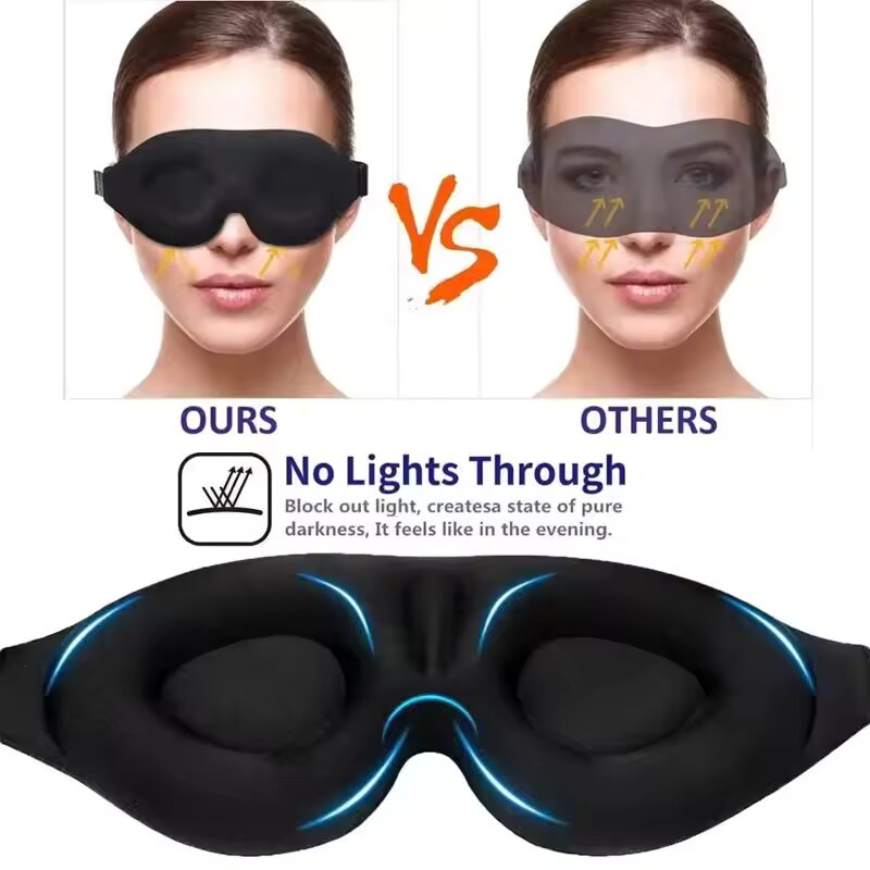 3D Sleeping Mask Block Out Lig - Sleep Eye Mask 3D 评论和价格