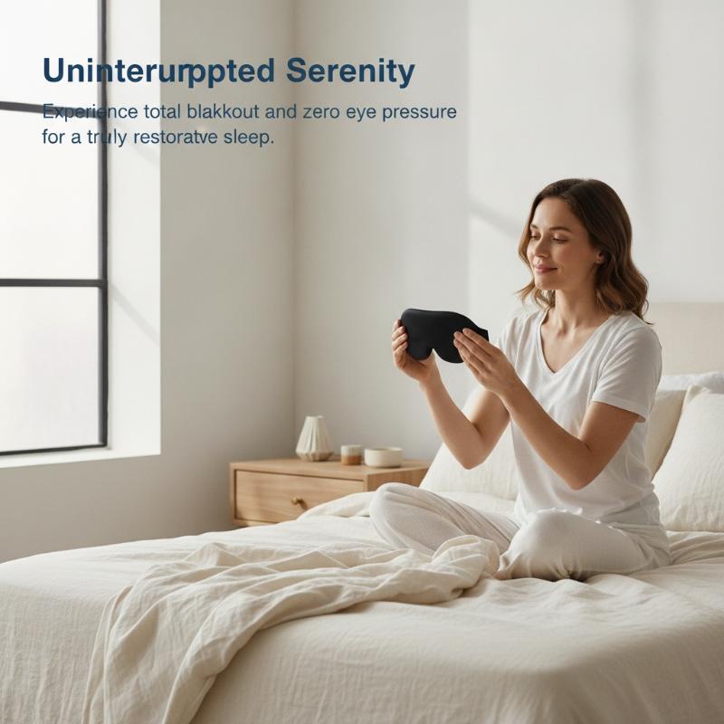 Soft Breathable Zero Pressure  - Sleep Eye Mask 3D 评论和价格