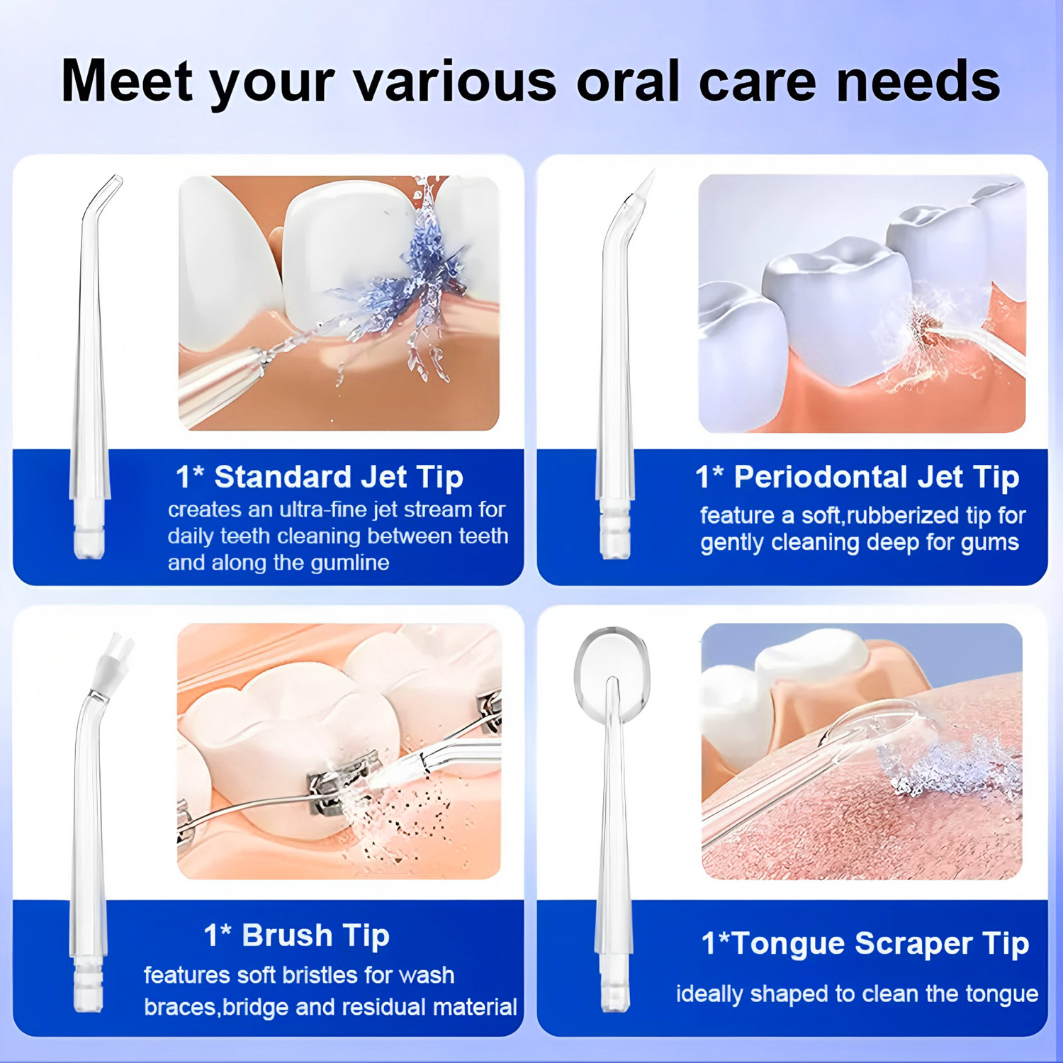 Portable Oral Teeth Dental Wat - Oral Irrigator Flosser 评论和价格