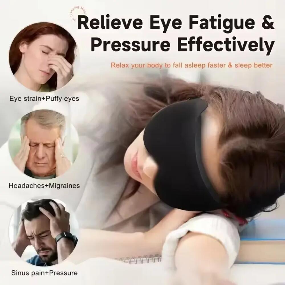 New 3D Sleep Eye Mask Stereosc - Sleep Eye Mask 3D 评论和价格