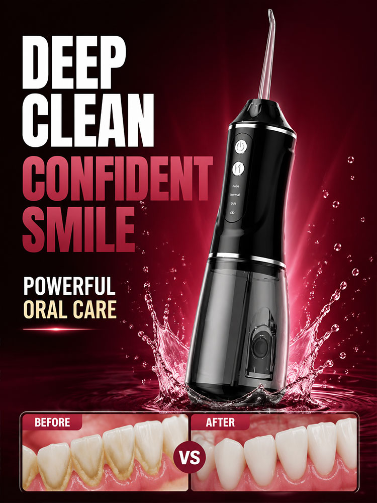 Portable Oral Irrigator with 3 - Oral Irrigator Flosser 评论和价格