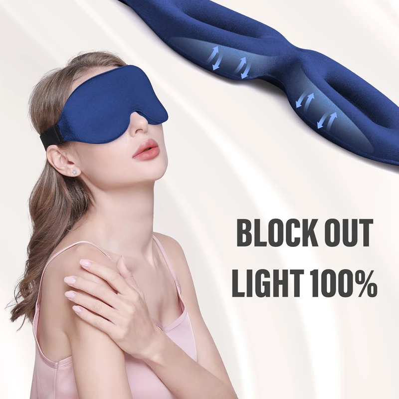 3D Night Sleep Eye Mask Breath - Sleep Eye Mask 3D 评论和价格