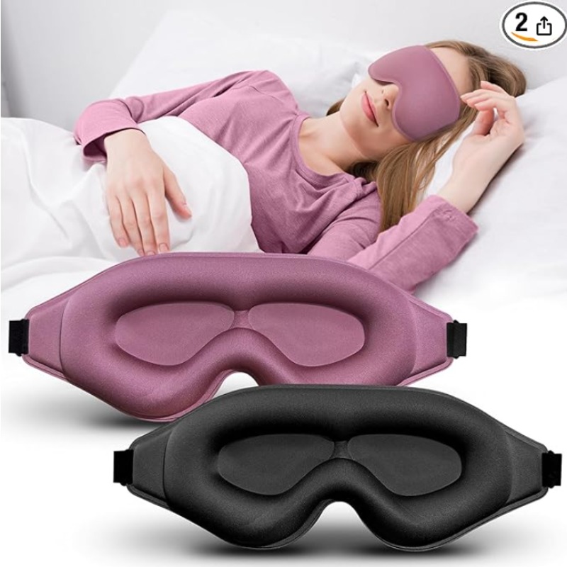 2packs 3D Advanced Eye Mask fo - Sleep Eye Mask 3D 评论和价格