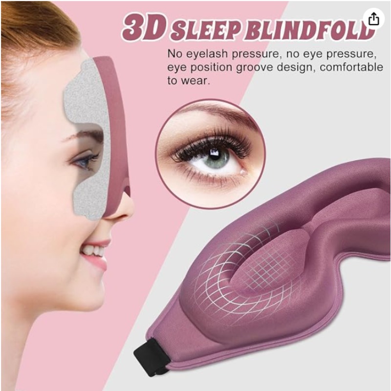 2packs 3D Advanced Eye Mask fo - Sleep Eye Mask 3D 评论和价格