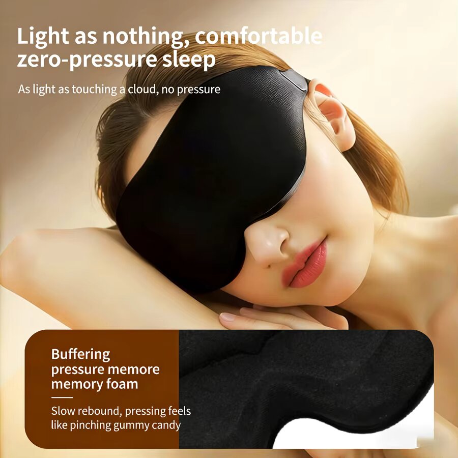 3PCS 3D Memory Foam Sleep Eye  - Sleep Eye Mask 3D 评论和价格