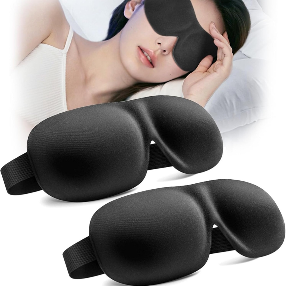 3D Sleep Mask Blindfold Sleepi - Sleep Eye Mask 3D 评论和价格