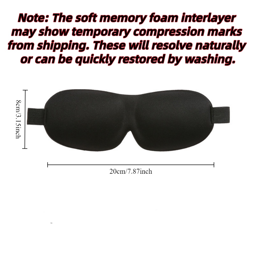 3D Sleep Mask Blindfold Sleepi - Sleep Eye Mask 3D 评论和价格
